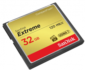 32GB Compact Flash Sandisk Extreme (SDCFXS-032G-X46 / 123851 /124093 )